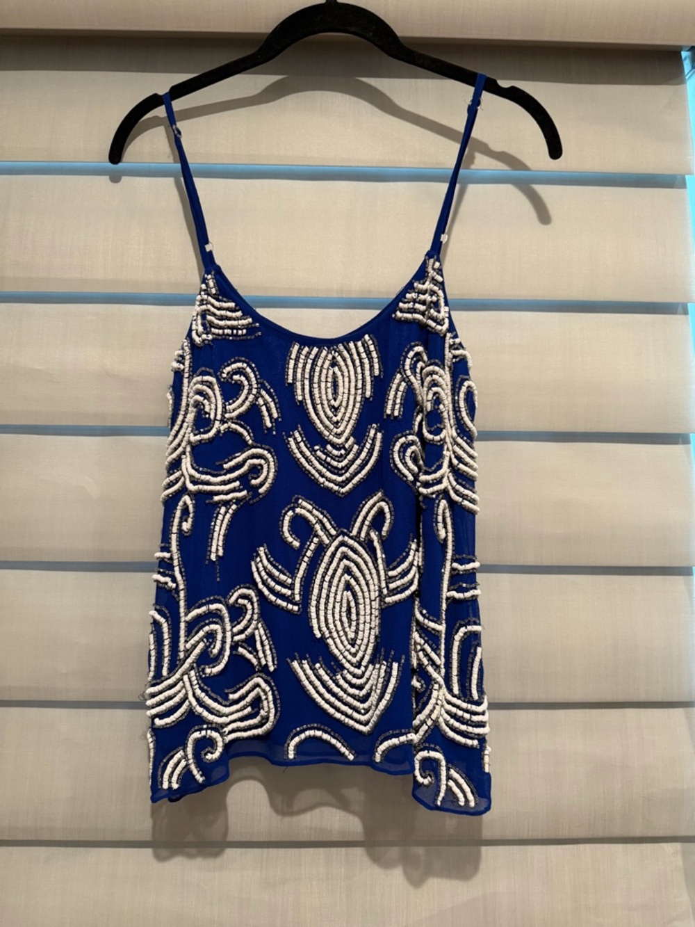 Yumi Kim Royal Blue Beaded Camisole